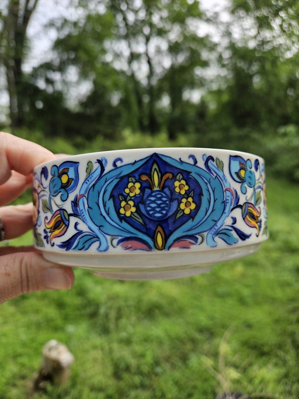 Villeroy & Boch Izmir Cereal Bowl Vintage Blue Floral